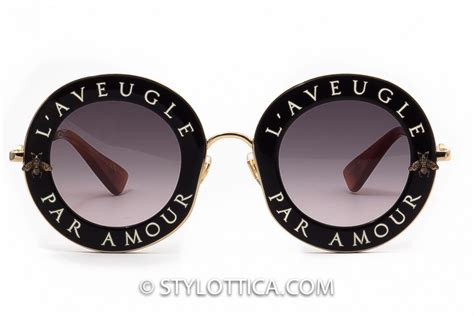 lunettes gucci l aveugle par amour|Gucci's sunglasses L'Aveugle par Amour .